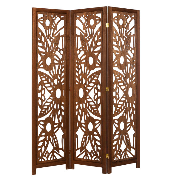 Carved Wood Room Divider Wayfair